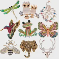 Rhinestone Brooches